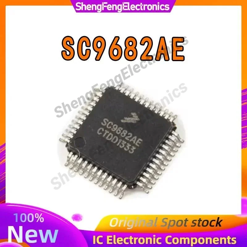 

5 шт. новый оригинальный набор микросхем SC9682AE QFP-48, электронные компоненты и принадлежности