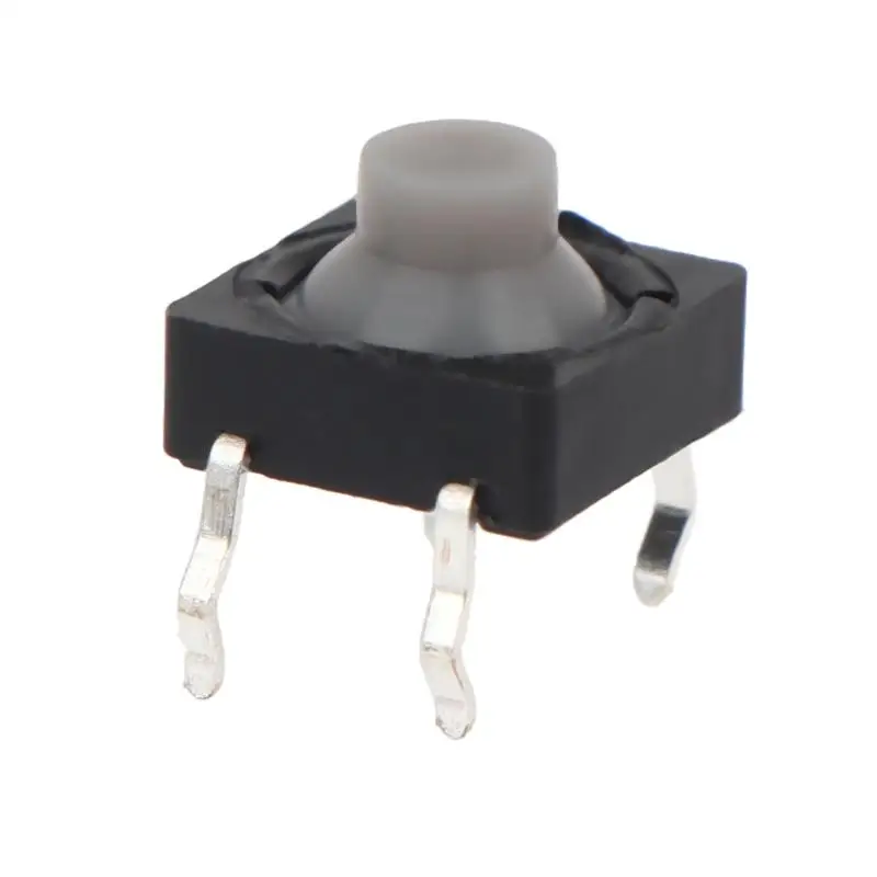 20 Stück 8x8x5MM Geräuscharmer Taktiler Drucktastenschalter 2-Pin 4-Pin Kupferkontakt für DIY Elektronische Schaltkreissteuerungsteile – Detail 8