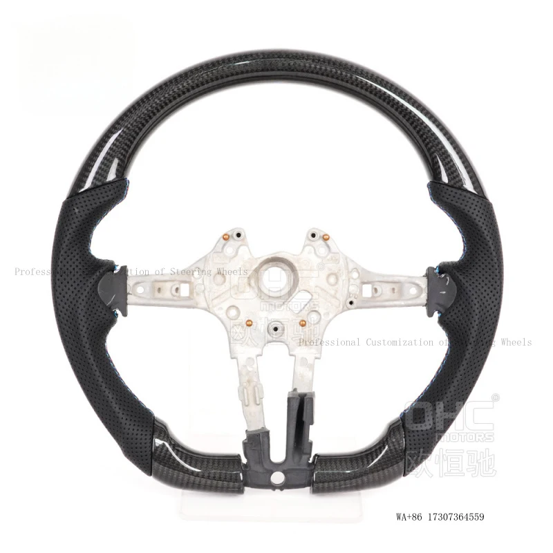 Hot Suitable for BMW BMWF chassis M5M6M8 5 Series 6 Series 7 Series carbon fiber sports steering wheel modification and upgrade