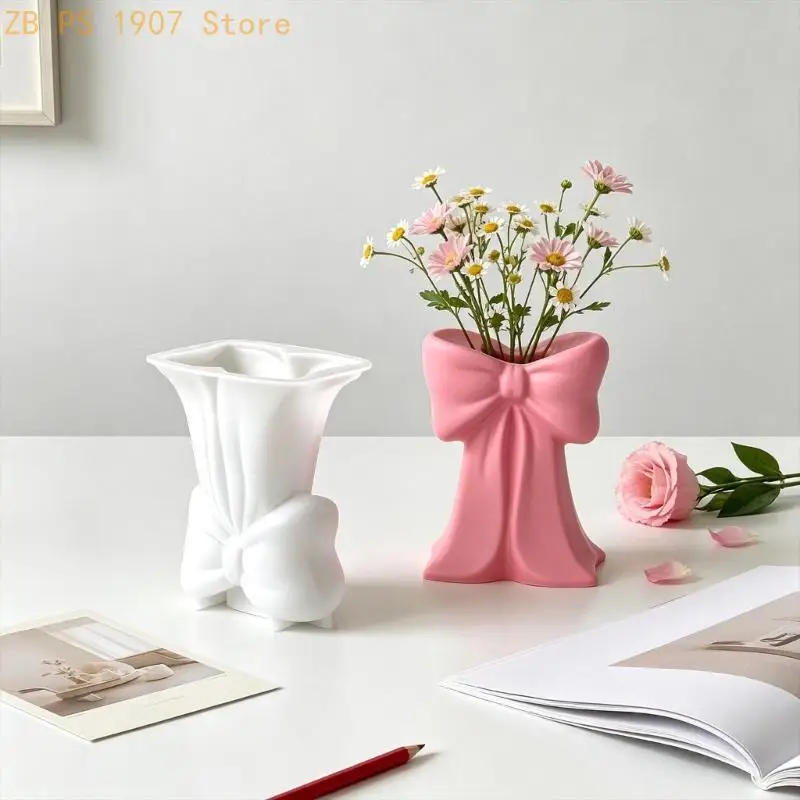 Ribbon Container Mold for DIY Resin Vase and Desktop Display 55KA