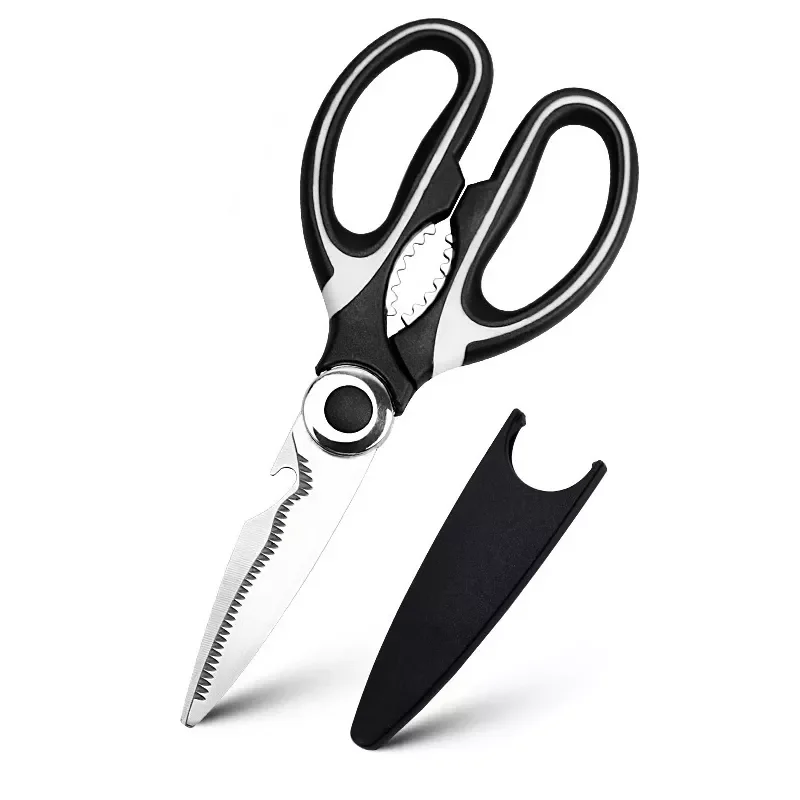 Stainless Steel Scissors Multipurpose Purpose Shears Tool for Meat Vegetable Barbecue Tool Cut Garden Kitchen Supplies