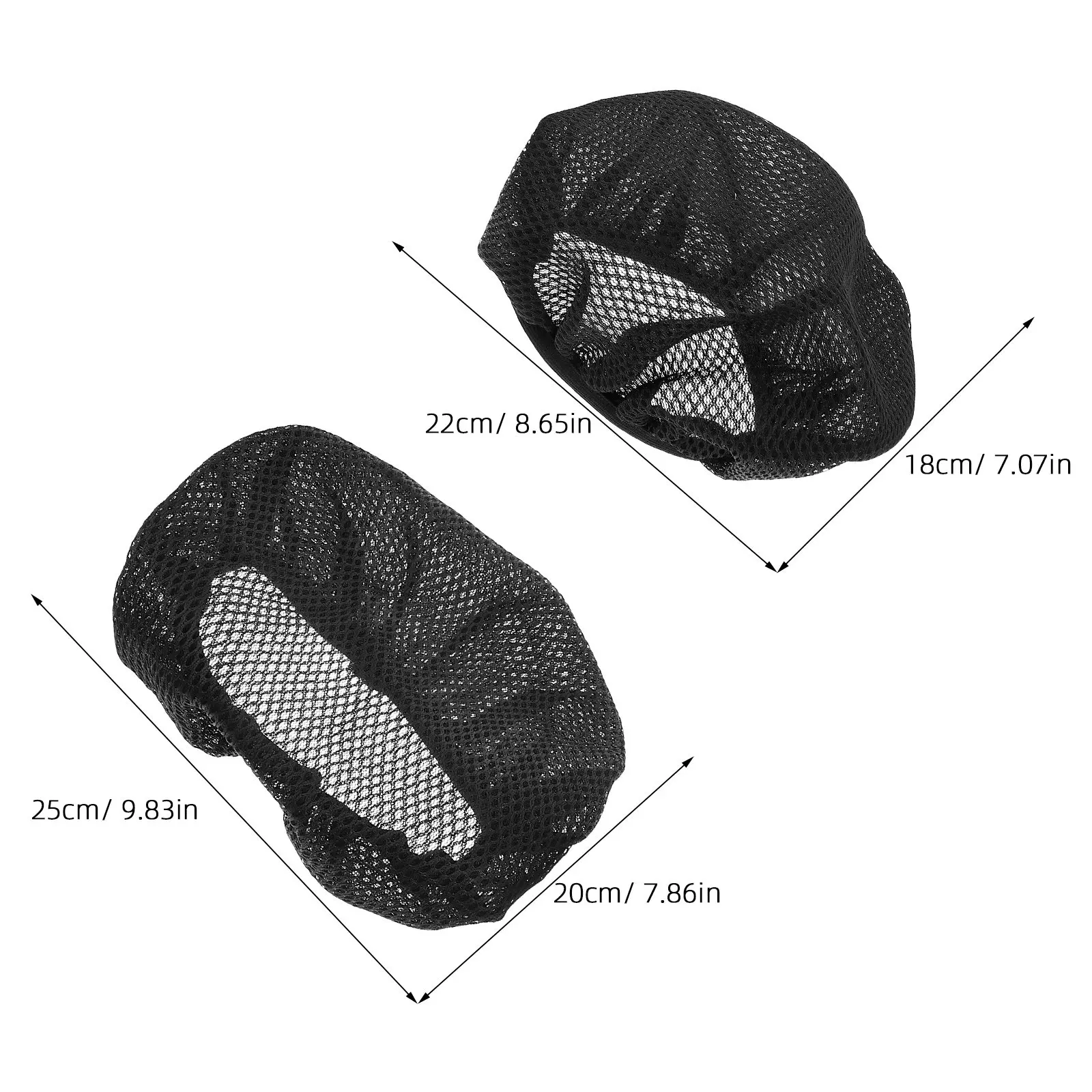 2Pcs Bicycle Seat Cover White Waterproof Breathable Elastic Silicone Padded Seat Protector Washable Universal Fit Bike Saddle