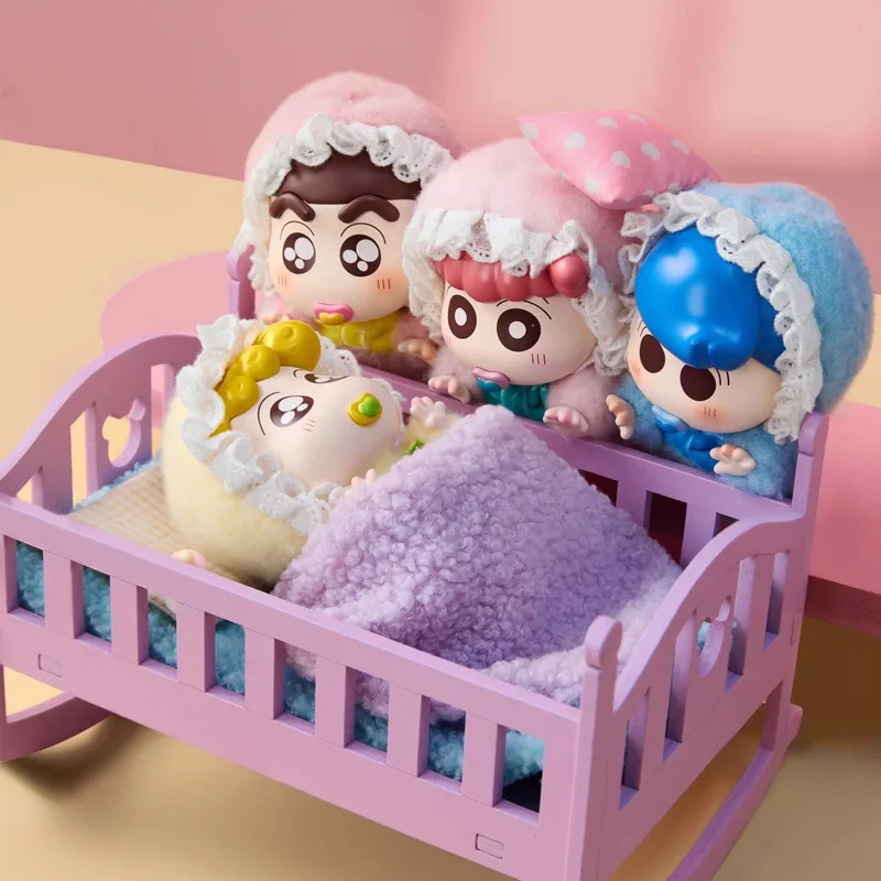 

new Crayon Shinchan Baby vinyl blind box pendant Mystery Anime Figure Custom Collectible Toy Ornament Birthday cute girl Gift