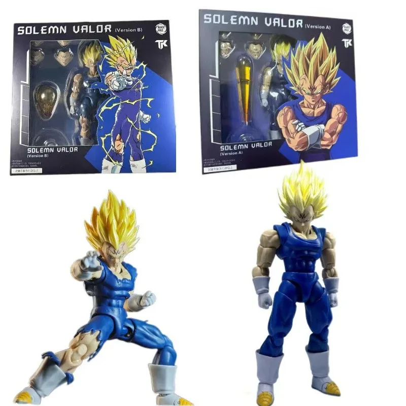 

In Stock Black Hole Tk Dragon Ball Shf Super Saiyan Ssj Majin Vegeta Battle Damage Full Power Action Figures Toy Model Gift