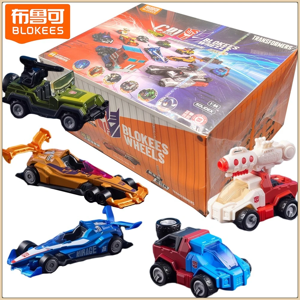 

Подлинные трансформеры BLOKEES, модная слепая коробка, автомобильные аниме-фигурки, украшения на заказ, коллекционные рождественские подарки, Лидер продаж