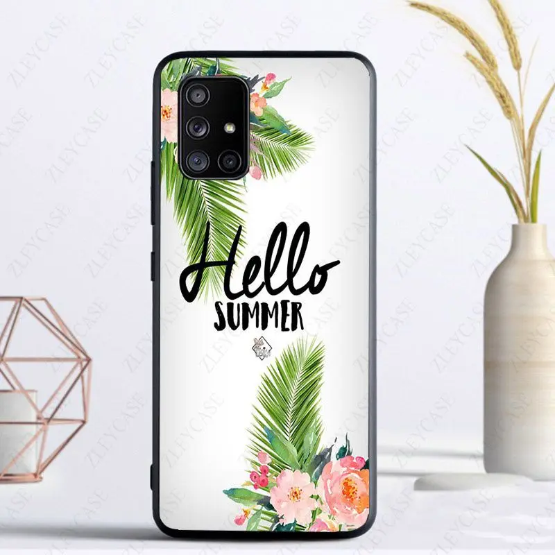 hello summer weekend cool summer Phone Cover For samsung A14 A53 A13 A12 A40 A22 A23 A32 A34 A50 A51 A52S A54 A70 A71 A73 case