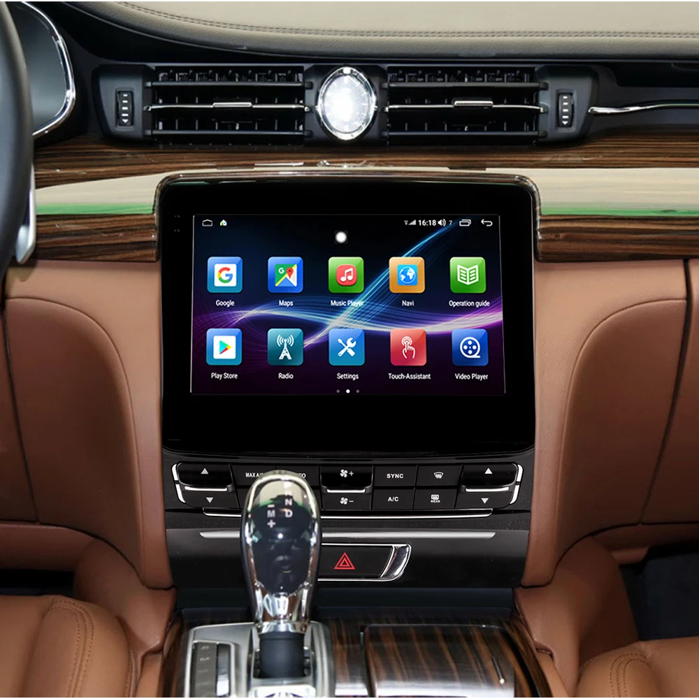 Для Maserati Quattroporte 2013-2016 Android Tesla Style Автомобильная аудиосистема с GPS-навигацией для автомобиля Мультимедиа Стерео Apple Carplay