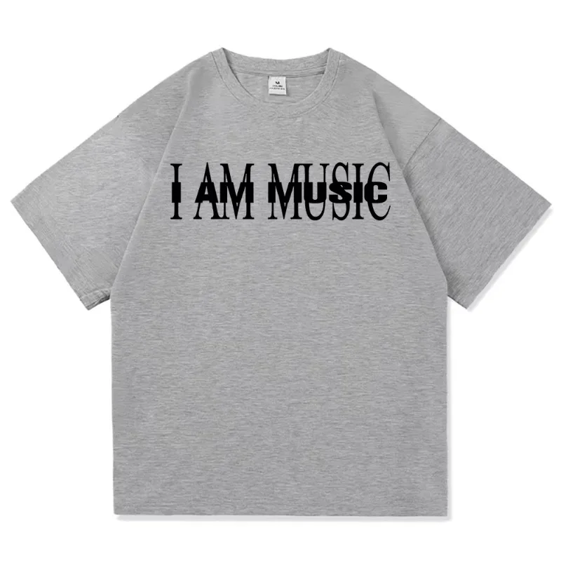 Playboi Carti I AM MUSIC Tour camiseta nueva moda mujer Harajuku estampado de letras camiseta Unisex Casual Vintage camisetas de algodón