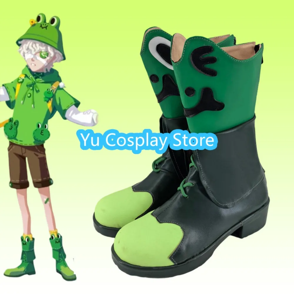 Identity V Fire Investigator Florian Brand Wario LINE Cosplay Shoes Made Anime Boots Men
