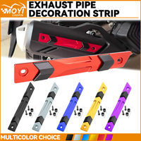 MOYI For Honda PCX160 125 2020-2025 2024 2023 2022 2021 Motorcycle Exhaust Pipe Decorative Strip Tirm Anti-Collision Protector