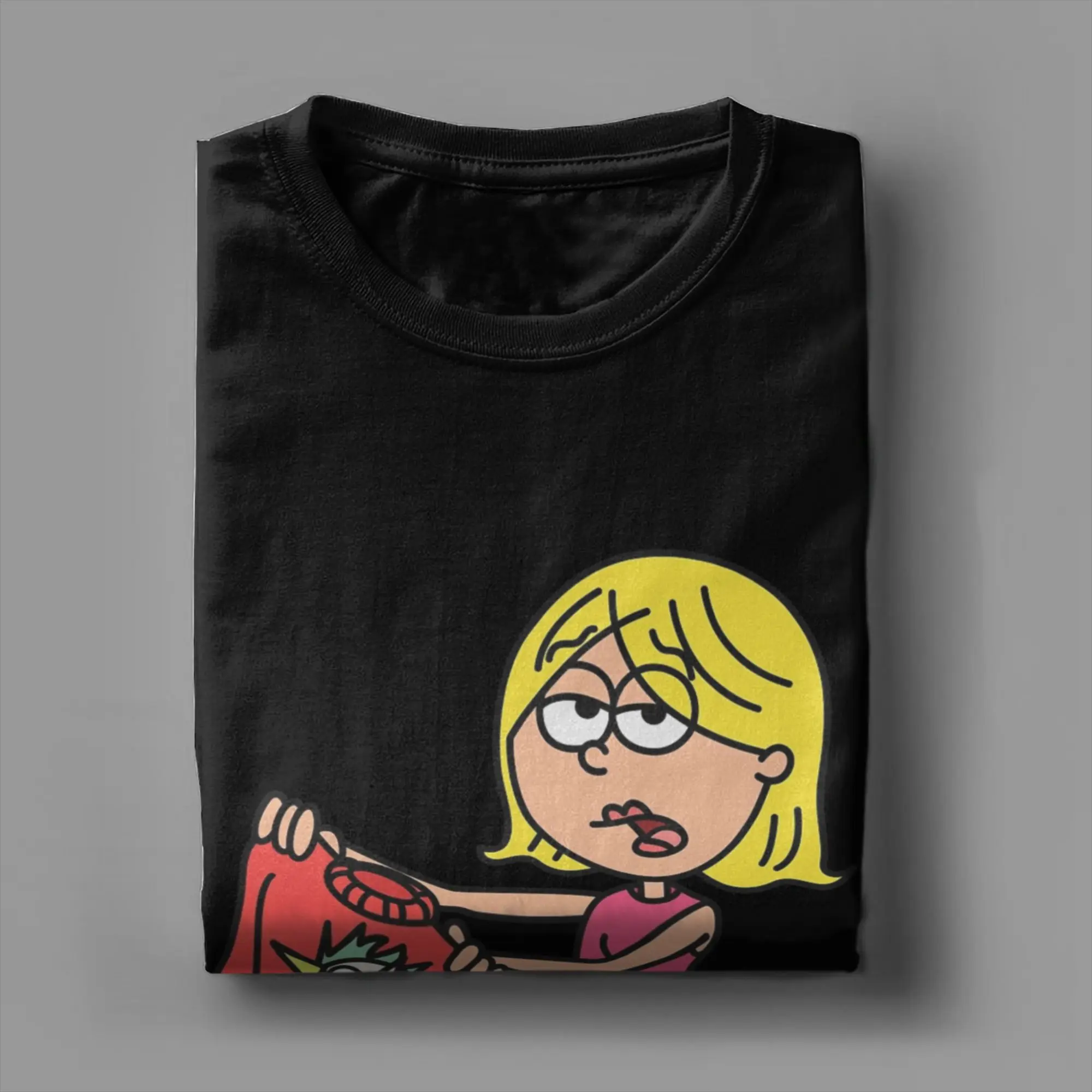 Vintage Lizzies Cartoon McGuires T-Shirt Men Crewneck 100% Cotton T Shirt  Short Sleeve Tee Shirt Printed Clothing