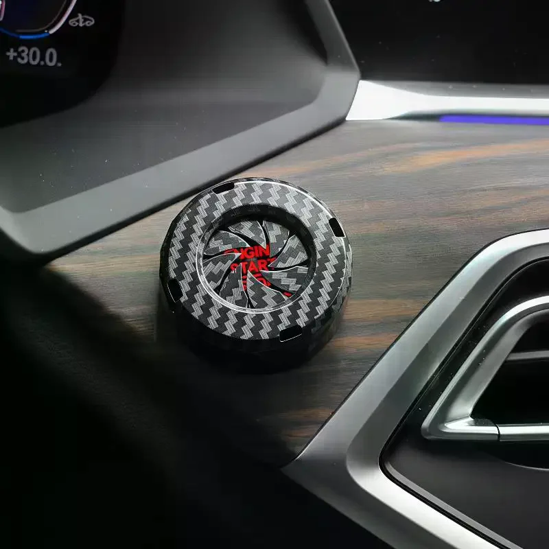 Car Decorative Ring Cover For One Button Start: Stop Engine Universal Push Protection Interior