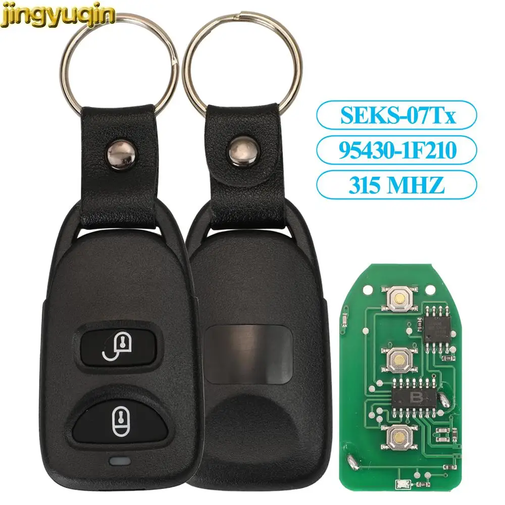 

Jingyuqin SEKS-07Tx 95430-1F210 315MHZ For Kia Soul Sportage 2008 2010 2 Buttons Car Key Alarm Remote Fob