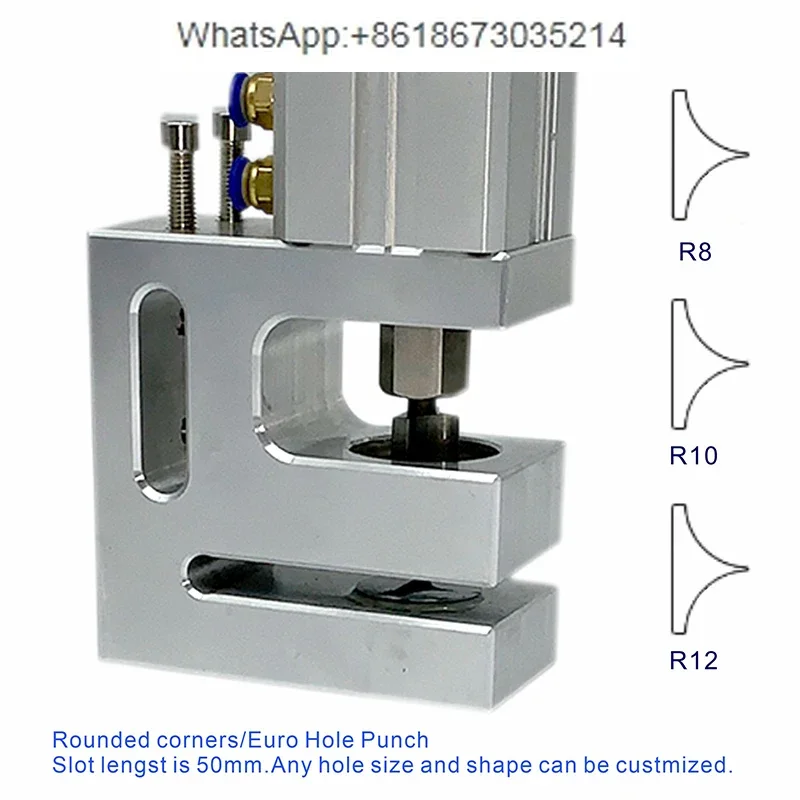 Corner Hole Puncher Pneumatic Punch Pneumatic for Plastic bag Corner Hole