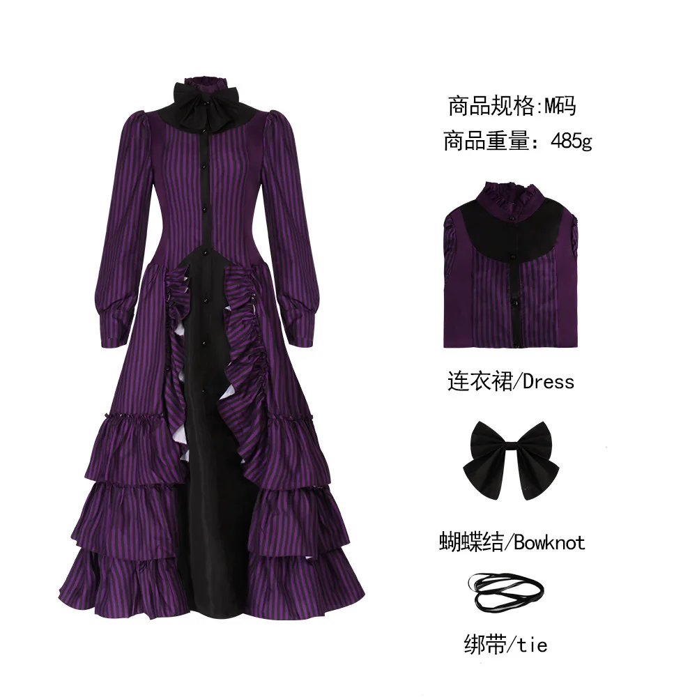 

Halloween Costumes for Women Medieval Victorian Dress Halloween Renaissance Gothic Lace Queen Purple Princess Dress