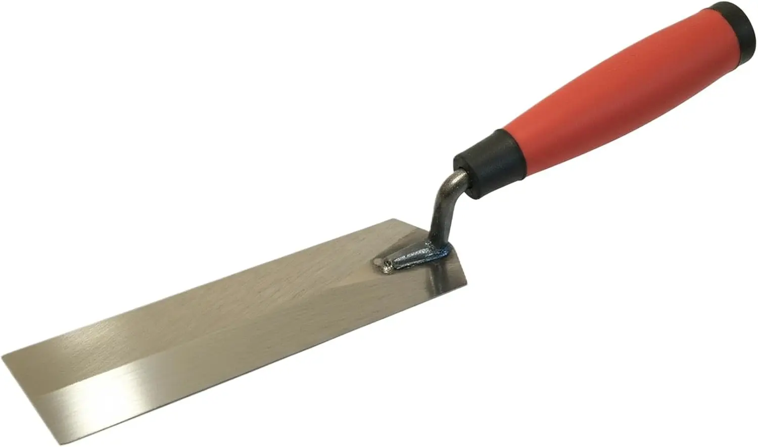 

Стальная кельма для каменной кладки 8x2 дюйма с лезвием высокой твердости и эргономичной резиновой ручкой