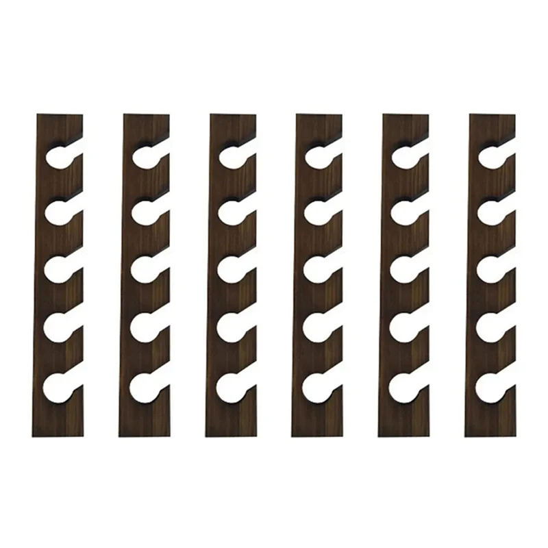 

ABFY-6X деревянная вешалка для шляп для бейсболки, домашний декор, компактный деревянный органайзер с полкой для дисплея, имитация цвета ореха