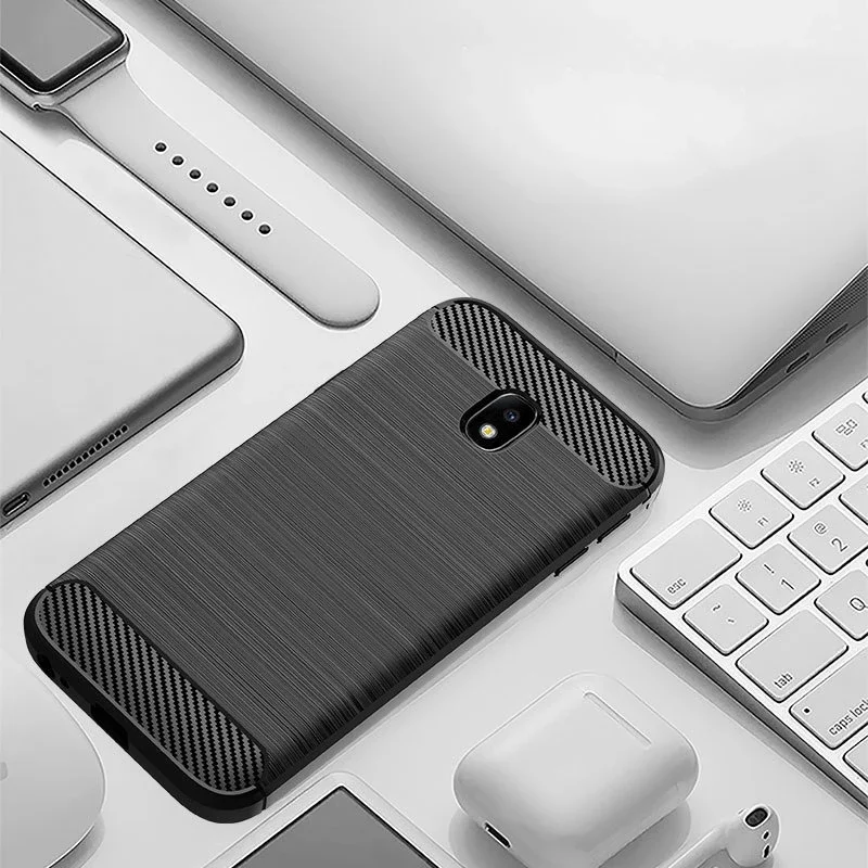 Case For Samsung Galaxy J3 2017 J330 Case EU version) Silicone TPU Bumper Carbon Cover for Samsung Galaxy J3 Pro 2017 J330 J330F