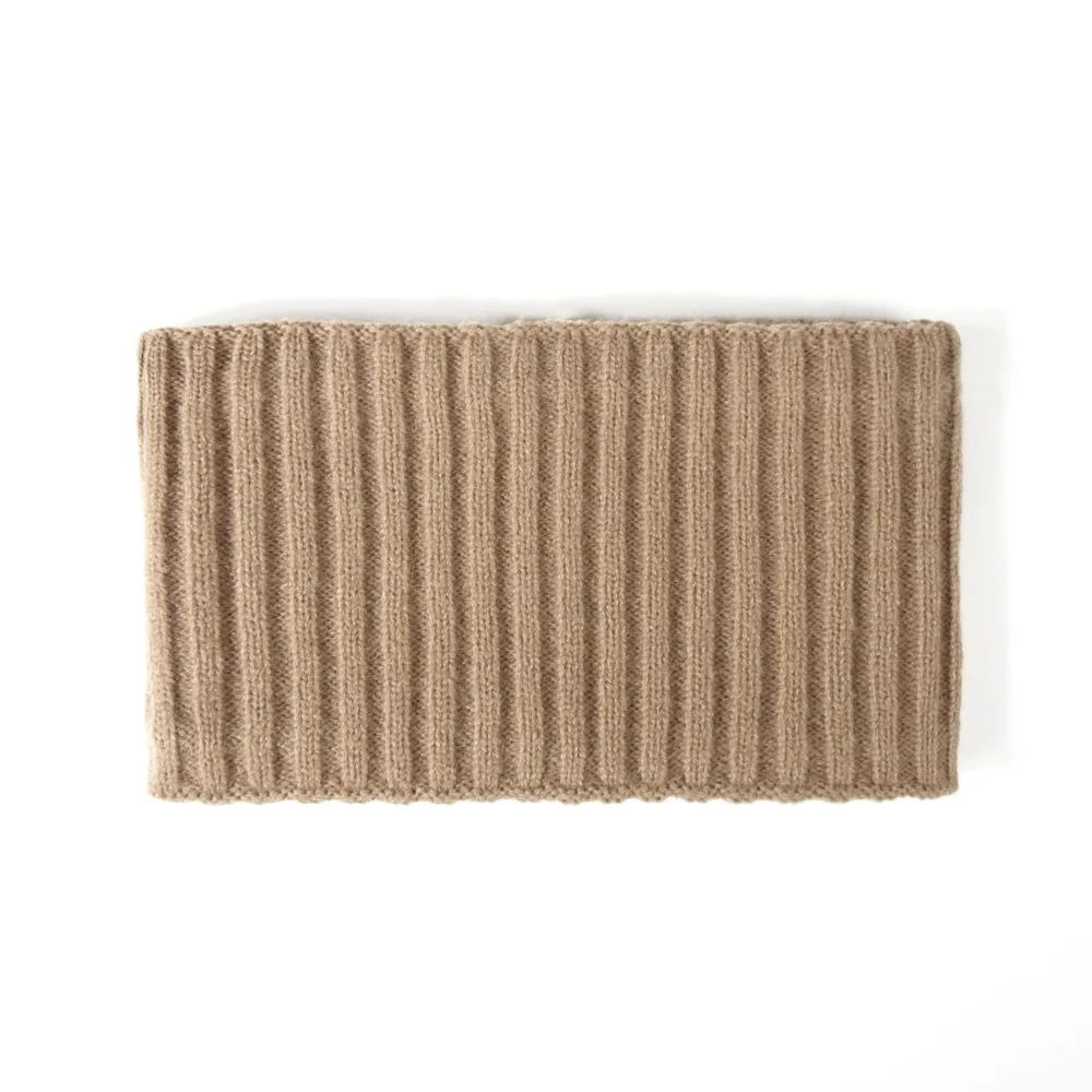 Ear Warm Knitted Headband Fluffy Plush Winter Elastic Headband Windproof Fleece-lined Solid Color Hairband