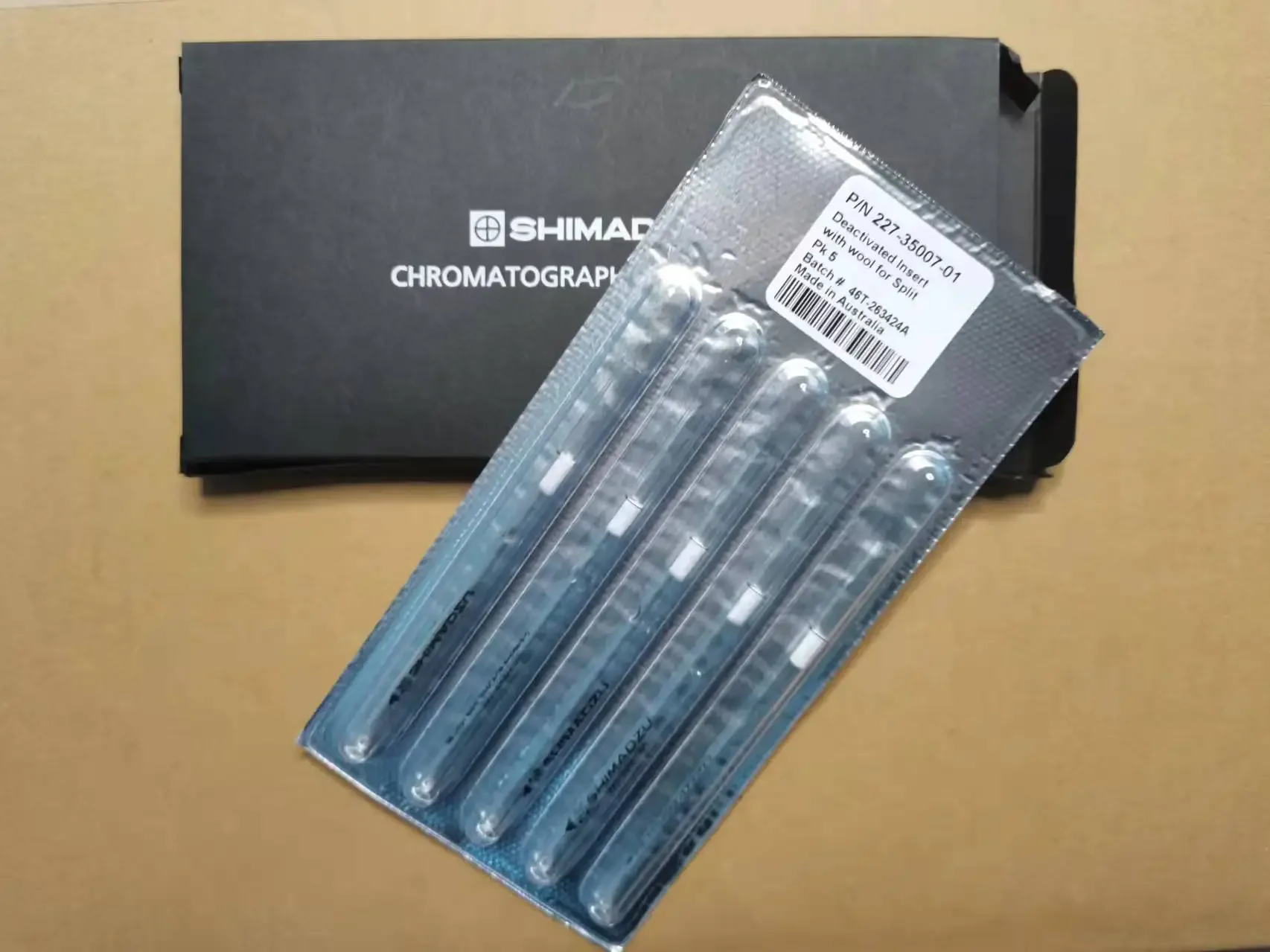 

GC Split/Splitless Liners 227-25007-01, 227-35008-01