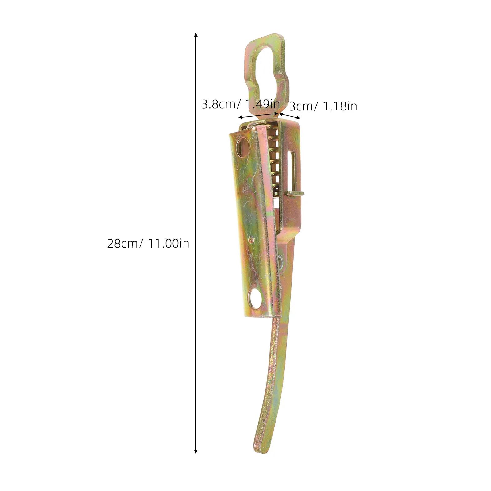 2Pcs Cargo Trailer Door Toggle Latch Heavy Duty Spring Loaded Lock Assembly Metal Spring Gate Latch Trailer for Truck