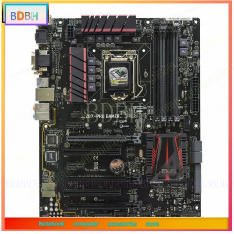 For ASUS Z97-PRO GAMER Motherboard Intel Z97 LGA 1150 DDR3 ATX D-Sub HDMI M.2 Core