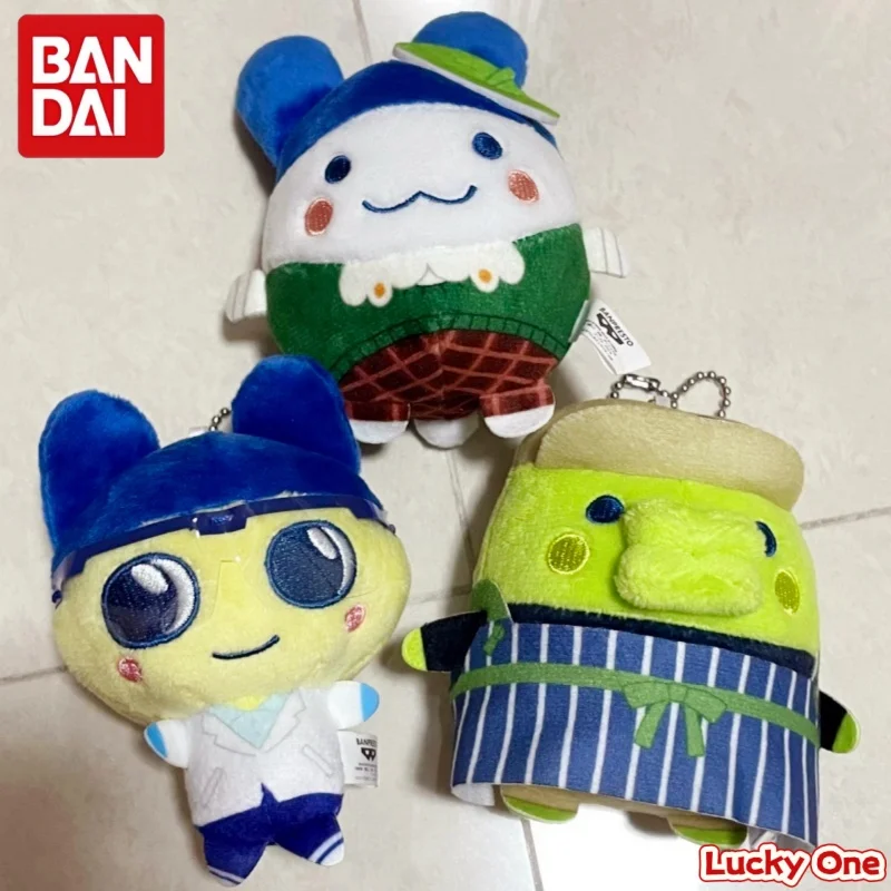 

BANDAI Tamagotchi Happy Shop Assistant Series, плюшевая игрушка-подвеска с большим ртом для детей, коллекционная мягкая игрушка