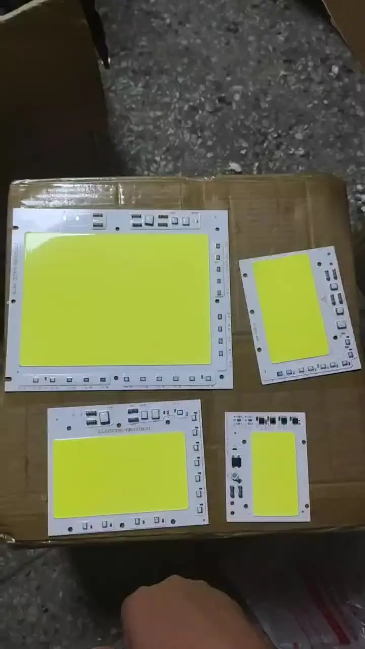LED COB Chip 50W 100W 150W 200W 200-240V Smart IC No Need Driver LED Lamp Light Source For Flood Light Spotlight DIY Lighting