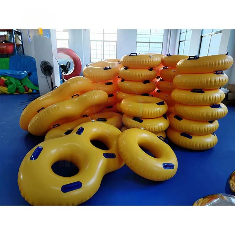 Inflatable tubes single water park pvc inflatable white water raft river tube