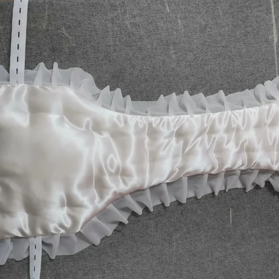 Handgemaakte Man Vrouwen Dikke Prei Proof Katoen Gemengde Maat Puffy Grote Zijdeachtige Touch Kant Zoom Foral T Slips Elastische Taille