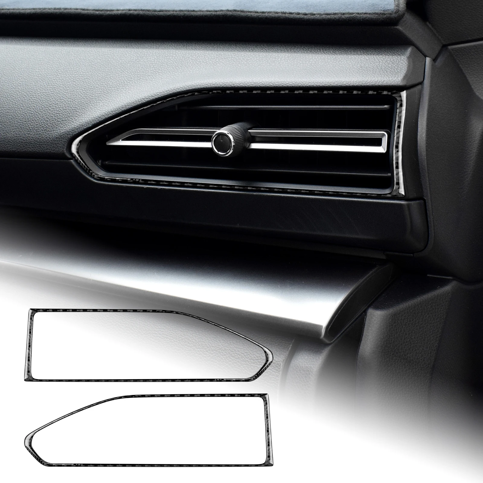 Pegatina de Fibra de Carbono Suave para la Salida de Aire del Control Central para Subaru WRX VB/WRX STI 2022 2023 2024 2025 2026 Accesorios Interiores