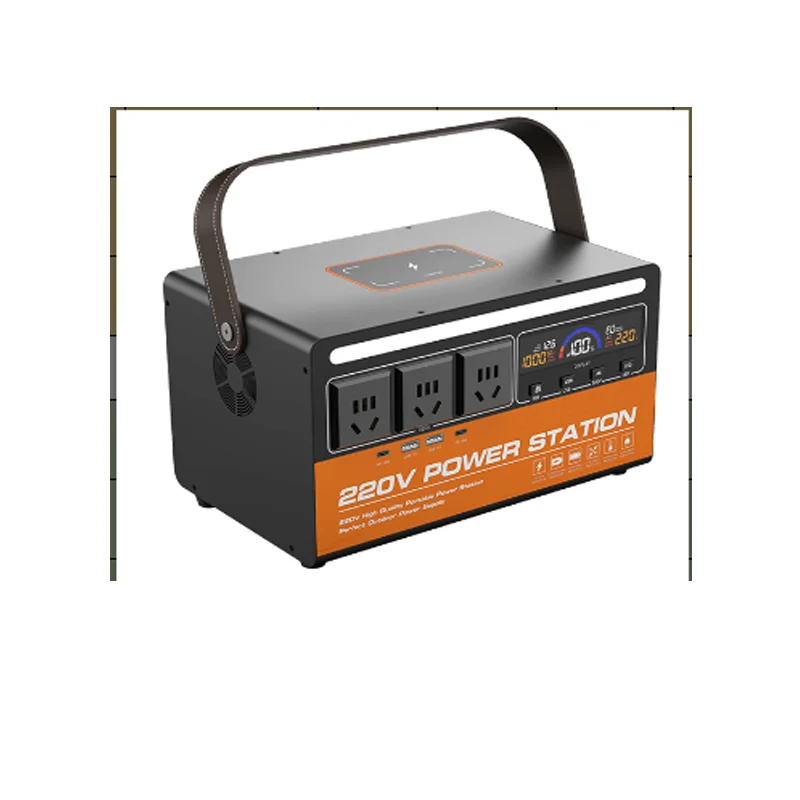 211200mAh Portable Outdoor Camping Power Station 1000w Li- Ion Battery 18650 220V AC Output Power Bank Backup Power Supply image 3