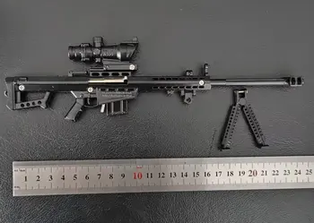 30公分合金AK47 M416手槍 24公分巴雷特步槍模型 PUBG絕地武士玩具槍 指尖陀螺 桌面擺飾 男生成人聖誕禮物 6 最佳銷售 狙擊氣槍 - №1