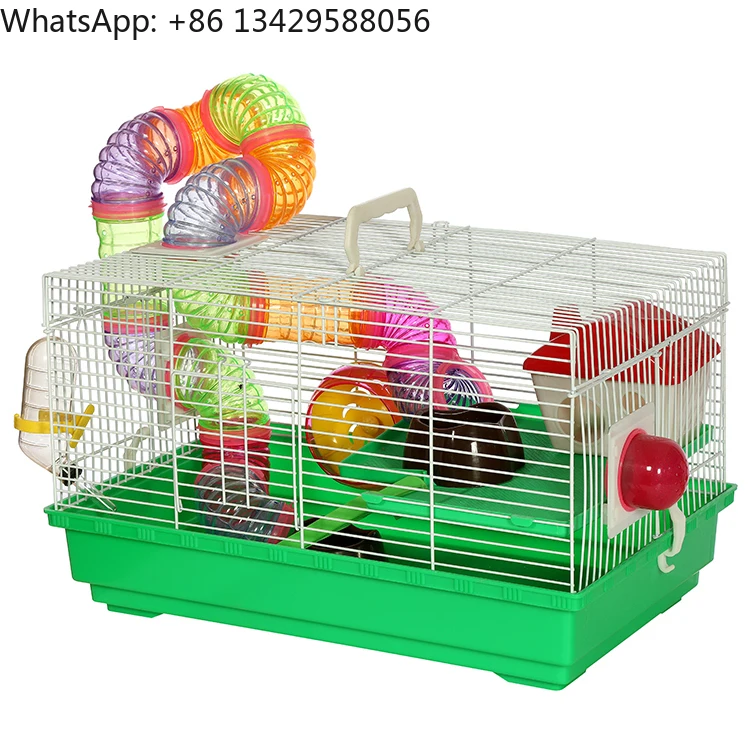 

Luxury House Plastic Pet Carrier Hamster Cage Villa Cage For Hamster