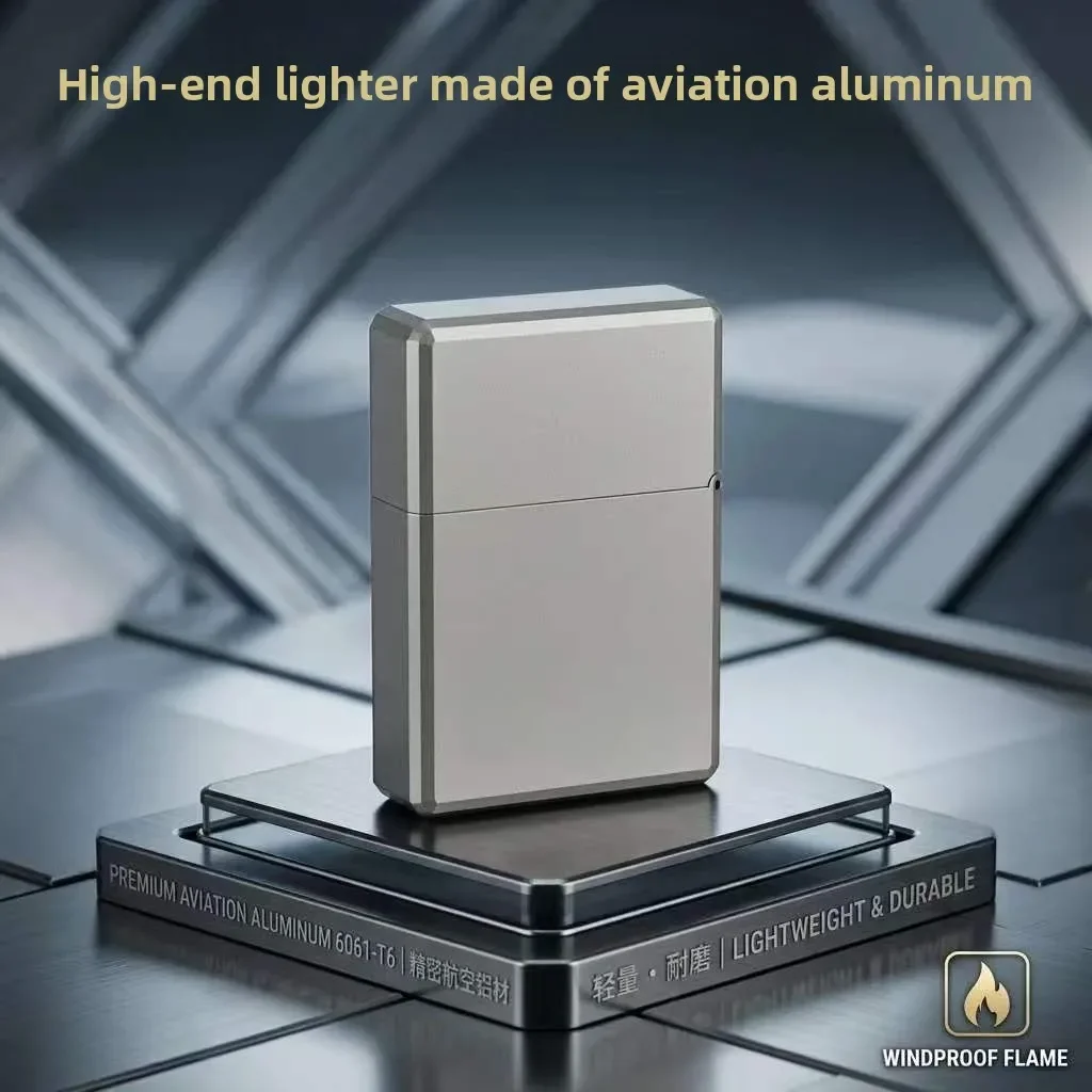 STAR 835 CNC Aviation Aluminum Integrated Fuel Lighter, 1937 Model Fuel Lighter, Cigarette Accessories, Men's Gift