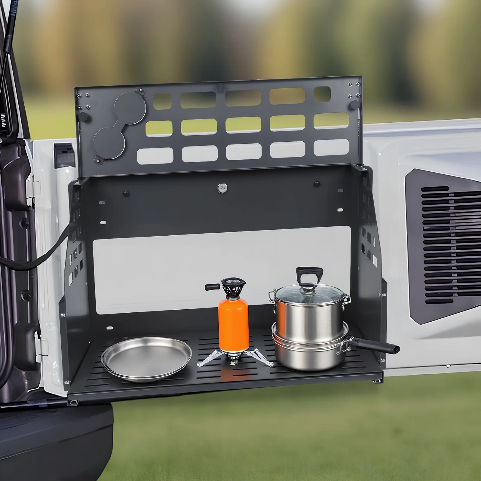 

Складной стол на заднюю дверь, складная полка на заднюю дверь для Ford Bronco (стиль 1)