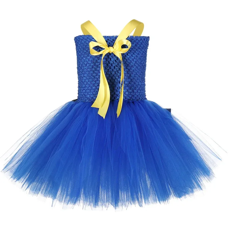 Blue Clownfish Tutu Dress for Girls Finding Dory Halloween Costumes Kids Nemo Outfit with Fish Haribow Children Birthday Gift