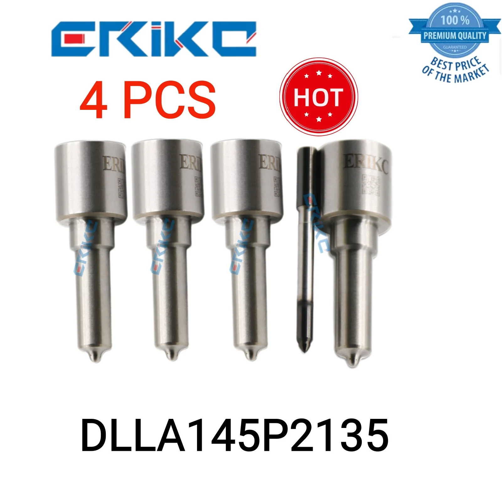 

4 PCS DLLA145P2135 Oil Common Rail Nozzle DLLA 145 P 2135 Nozzle Diesel Engine Part DLLA 145P2135 Injector Sprayer