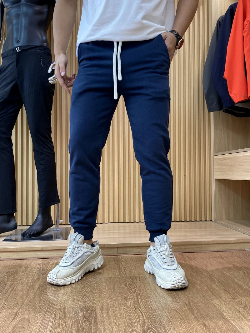 

Men's Fce Lined Sports Casual Trousers Autumn Winter New Sle Warm Comfortable All Matched Sweatpants Trendy Cotton Blend