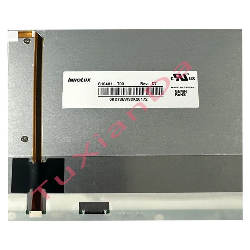 New G104V1-T03 LCD Monitor for Machines 10.4 Inch Industrial Control Display Screen with 31Pins Interface LCD Modules