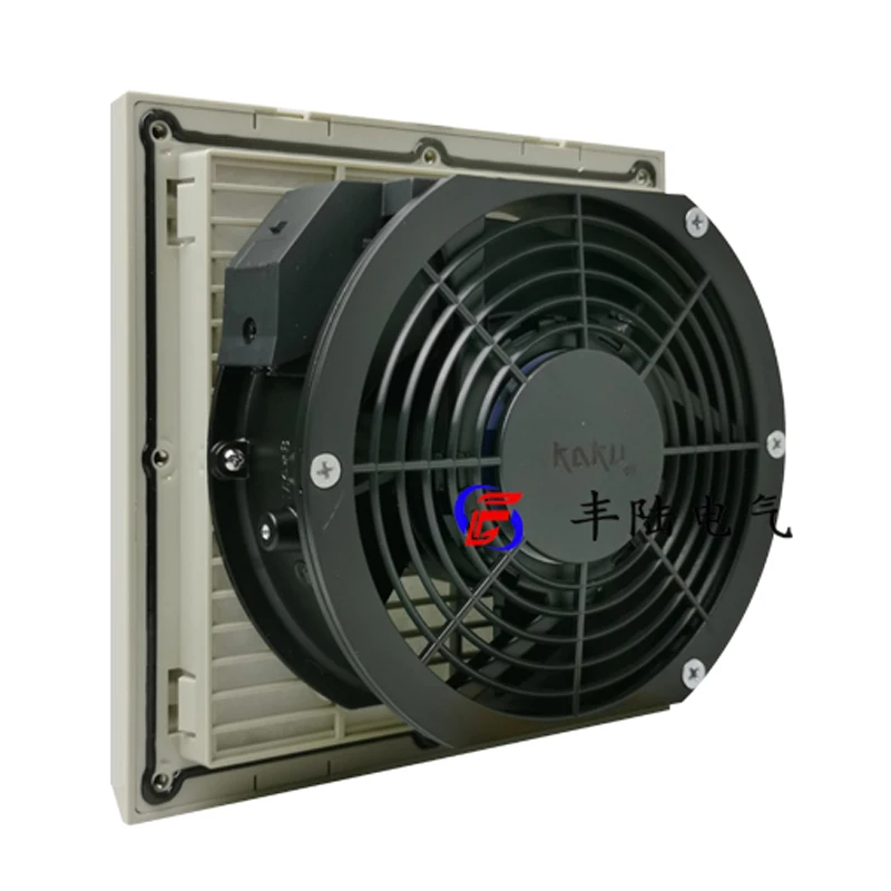 KAKU FU9802C FU9803C FU9804C FU9805C Industrial Cabinet Fan Filter Set Dustproof Ventilation Grill for Electrical Enclosure