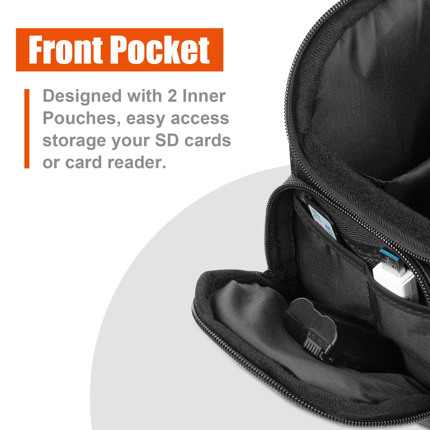 Fusitu حقيبة كاميرا مقاوم للماء DSLR حافظة لكانون EOS 6D 6D2 5D مارك IV II III 5D4 5D3 R 90D 80D 800D 750D 77D 3000D 200D 1500D