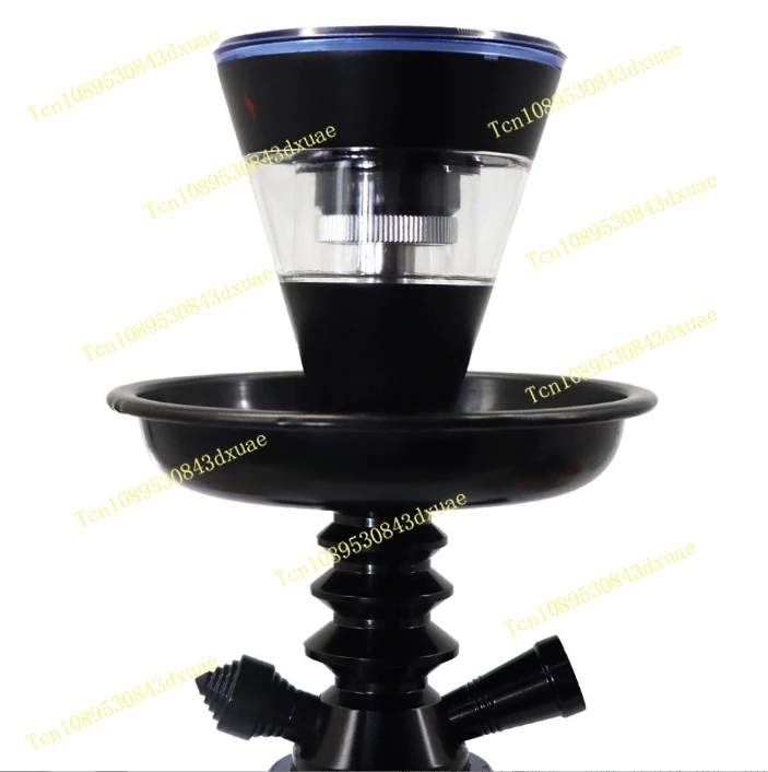 Arabian Electronic Rechargeable Shisha Hookah Bowl Full Set Electric Hookah Head with None Charcoal Plastic Material