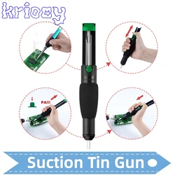 Plastic Powerful Desoldering Pump Suction Tin Vacuum Soldering Iron Desolder Gun Soldering Sucker Pen Removal Hand Welding Tools