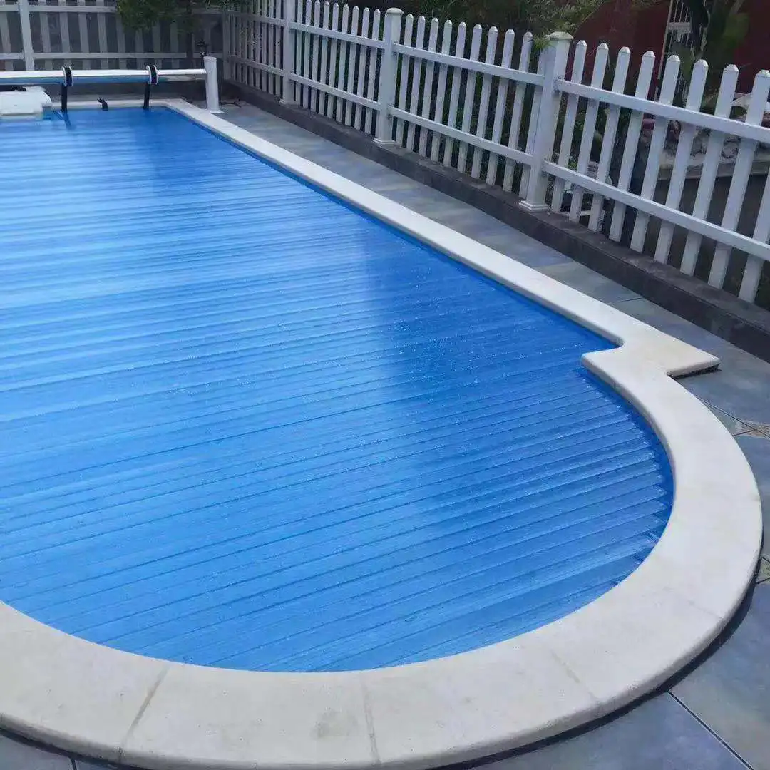 Slatted Above Ground Electric Pool Cover Automatic Safety Swimming Pool Cover High Quality Pc Small Pool Stainless Steel 316