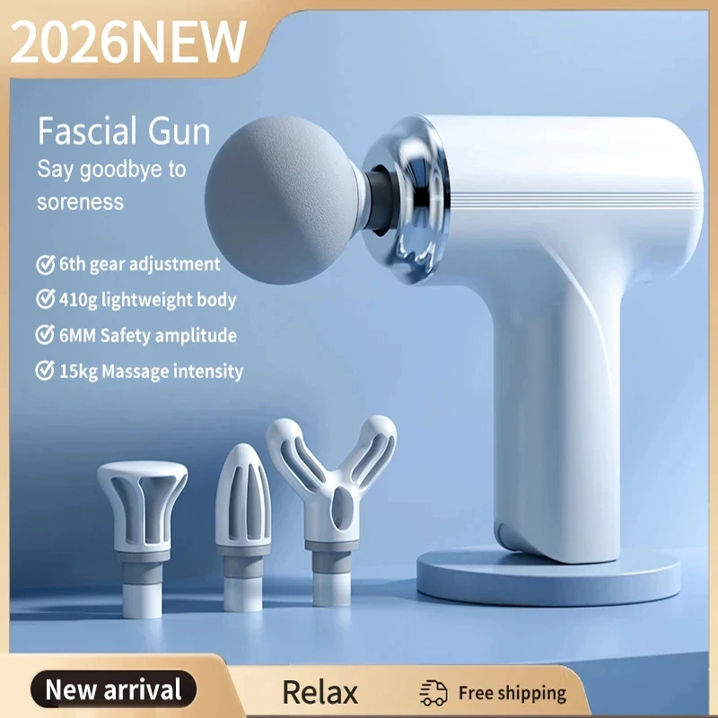 2026 Selling Vibrating Massage Gun Rechargeable Wireless Muscle Relaxation Massager Mini Professional Fitness Portable Electric