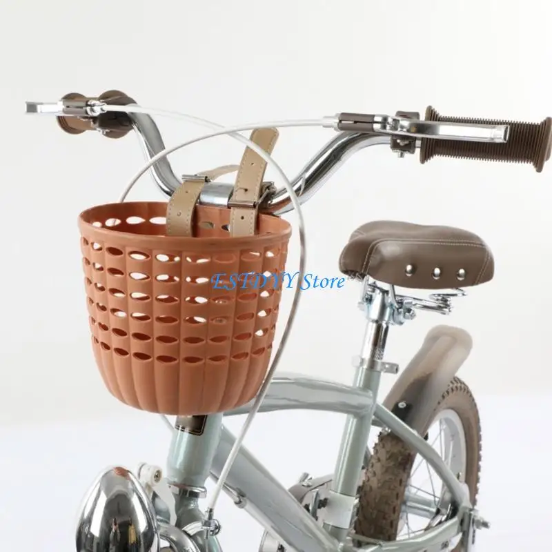 G6DE Kids Bikes Waterproof Cyclings Basket Bikes Front Handlebars Cargo Basket For Childrens