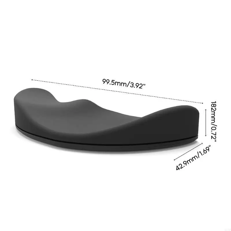 462E Ergonomic Mouse Pad Silicone Mousepad Non-slip Hand Wrist Rest Support Mat for Office Gaming Computer - view 6