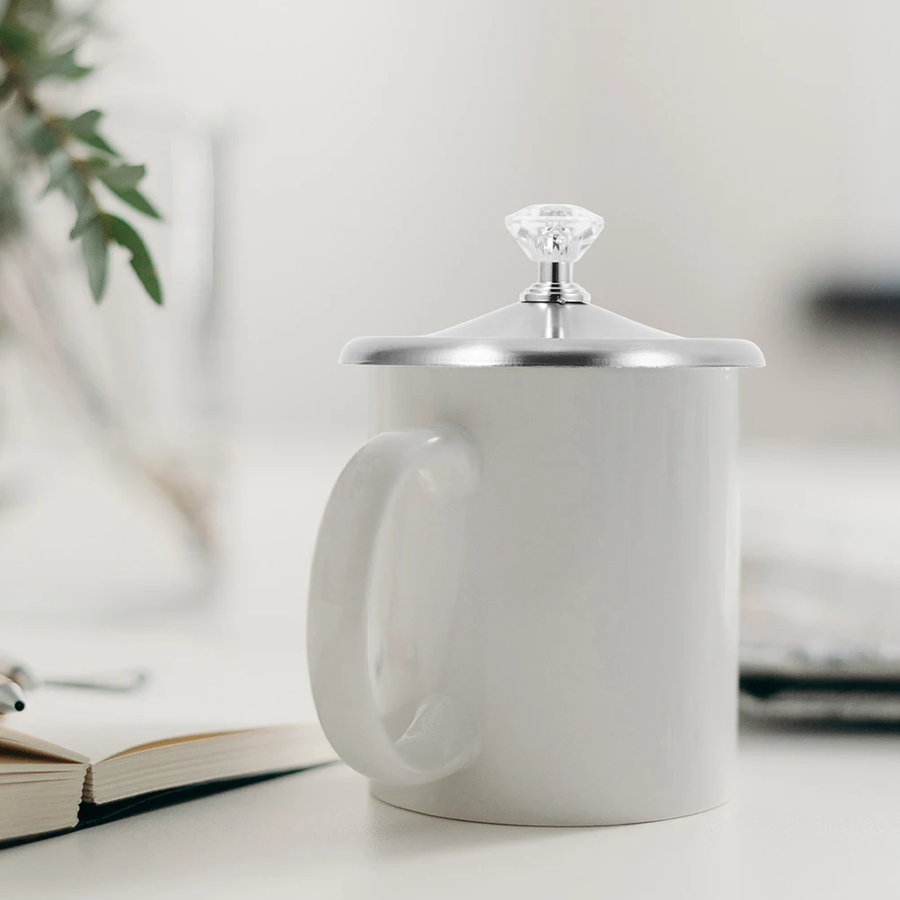 

Heat Resistant Stainless Steel Lid for Mugs Tumblers Coffee Tea Water Cups Universal Fit Leak-Proof Cup Lid Seal