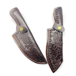 Folding Knife Set Universal Leather Sheath Customized DIY Accessories